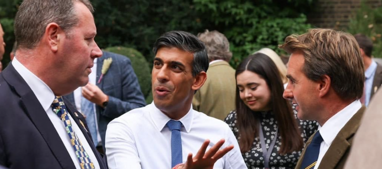 Mark Spencer MP with the Prime Minister Rishi Sunak.