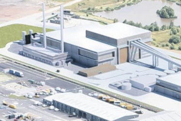 An artists impression of what the incinerator could look like.